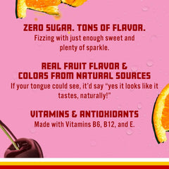 Sparkling Ice Fruit Punch Sparkling Water, with Antioxidants and Vitamins, Zero Sugar, 7.5 fl oz Mini Cans (Pack Of 10)