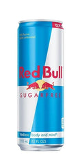 Red Bull Energy Drink Sugar Free 4 Pack 12 Fl Oz, Sugarfree | contains caffeine, taurine, B-vitamins, sweeteners, and water, 12 fl oz, pack of 4 cans