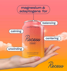 Recess Mood Calm Drink, Grapefruit Tangerine, 12 Pack