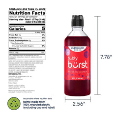 SodaStream Bubly Burst Cherry Lemonade New Pour Bottles (440ml Pack of 4)