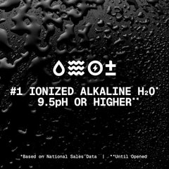 Essentia Water LLC , 99.9% Pure, Infused with Electrolytes for a Smooth Taste, pH 9.5 or Higher; Ionized Alkaline Water, Black, 42.3 Fl Oz (Pack of 12)