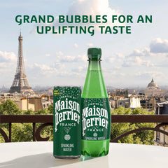 Maison Perrier Ultimate Sparkling Water for Non Alcoholic Mocktails, Unflavored Sparkling Beverage, 11.15 fl oz, 24 Cans