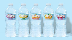 SPLASH REFRESHER Flavored Water Bottles, Wild Berry Flavor - 12 Pack | Refreshing Flavored Bottled Water with Electrolytes - Zero Sugar & Zero Calories - 8 Fl Oz