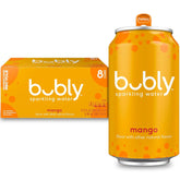 bubly Sparkling Water, Mango, 12 Fl Oz Cans (8 Pack) | Zero Sugar, Zero Calories, Seltzer Water