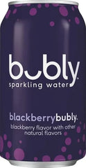 Bubly Sparkling Water, Blackberry, 12 Ounce