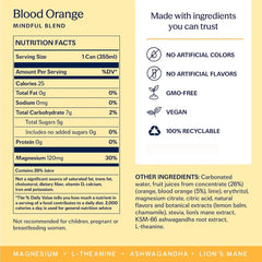 TRIP Calm Drink, Non-Alcoholic Adaptogen Mocktail Seltzer Blood Orange 12pk