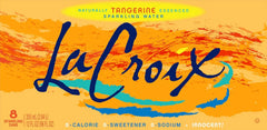 La Croix Sparkling Water, Tangerine, 12 Fl Oz (pack of 8)