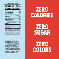 SPLASH REFRESHER Sparkling Water, Blood Orange - 8-Pack, 12 Fl Oz Cans - Flavored Carbonated Seltzer Water with Electrolytes, Zero Sugar & Zero Calories