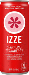IZZE Sparkling Water Juice Beverage Blend, Dawn Variety Pack, Mango, Clementine, Strawberry, Pomegranate, No Sugar Added, 8.4 FL OZ, (Pack of 48)