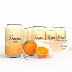 Recess Mood Calm Drink, Orange Vanilla, 12 Pack