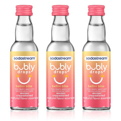 SodaStream bubly Drops, Bellini Bliss, 1.36oz (Pack of 3)