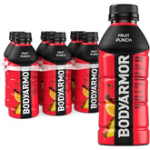 BODYARMOR Sports Drink, Fruit Punch, Electrolyte Drink Hydration, 16 Fl Oz Bottles (6 Pack), Flavored Coconut Water with B Vitamins & Antioxidants
