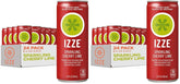 Izze Cherry Lime Straight Beverages,8.4 FL Oz,(Pack of 48)