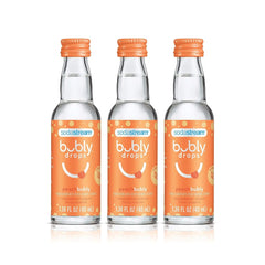 SodaStream bubly Drops, Peach, 1.36 Fl Oz (Pack of 3)