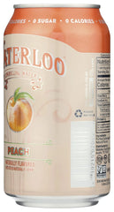 Waterloo Sparkling Water Waterloo Peach Sparkling Water, 12 Fl oz, 12 Fl oz