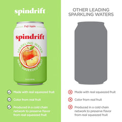 Spindrift Fuji Apple Can 12 Ounce (Pack of 24)
