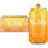 bubly Sparkling Water, Orange Creamsicle, 12 Fl Oz Cans (8 Pack)