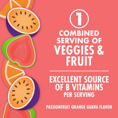 V8 +Energy Passionfruit Orange Guava Juice Energy Drink, 8 fl oz Can (24 Pack)