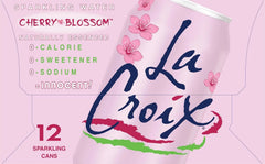 La Croix Sparkling Water, Cherry Blossom, 12 Fl Oz (pack of 12)
