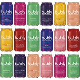Bubly Sparkling Water Assorted Variety Pack, 8 Flavor - Zero Sugar & Zero Calories, Seltzer Water, 12 Fl Oz Cans (Pack of 18)