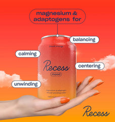 Recess Mood Calm Drink, Blood Orange, 12 Pack