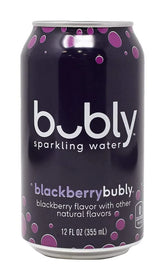 Bubly Sparkling Water, Blackberry, 12 Ounce