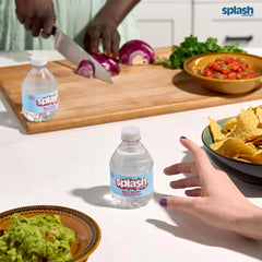 SPLASH REFRESHER Flavored Water Bottles, Wild Berry Flavor - 24 Pack | Refreshing Flavored Bottled Water with Electrolytes - Zero Sugar & Zero Calories - 8 Fl Oz
