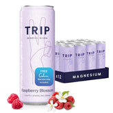 TRIP Calm Drink, Non-Alcoholic Adaptogen Mocktail, Raspberry Blossom 12 pk