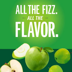 IZZE Sparkling Water Juice Beverage Blend, Apple, No Sugar Added, 8.4 FL OZ, 24 Cans (Pack of 2)