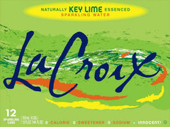 La Croix, Water Sparkling Key Lime, 12 Fl Oz, 12 Pack