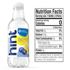 Hint Flavored Water Zero Sugar 0 Calories - White Variety (12 pack) | Crisp, refreshing water, fruit flavors. 0 calories, 0 sugar, 0 sweeteners. Hydration for wellness. Gluten-free, Kosher, Vegan