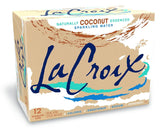 La Croix, Water Sparkling Coconut, 12 Fl Oz, 12 Pack