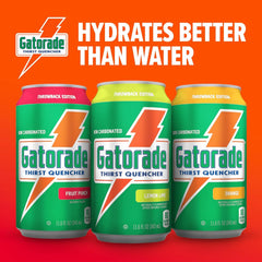 Gatorade Thirst Quencher, Fruit Punch, 12 Fl Oz Cans (Pack of 18)