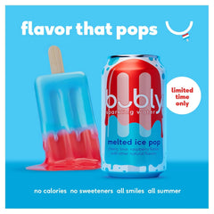 bubly Sparkling Water, Melted Ice Pop, 12 Fl Oz Cans (8 Pack) | Zero Sugar, Zero Calories, Seltzer Water