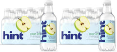 Hint Fruit-Infused Bottled Water, Crisp Apple - Sugar Free Flavored Water with Zero Calories, Naturally Flavored, and No Artificial Sweeteners - 16 Fl Oz (Pack of 24)