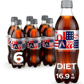 Diet Coke Soda Soft Drink Bottles, 16.9 fl oz, 6 Pack | No sugar, no calories, 64 mg caffeine per bottle