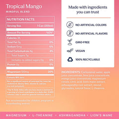 TRIP Calm Drink, Non-Alcoholic Adaptogen Mocktail, Tropical Mango 12 pack