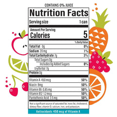 BUBBL'R fruit punch'r, Antioxidant Sparkling Water with Natural Caffeine, 0g Sugar, Gluten Free, All Natural Flavors, 12 Fl Oz Cans, 12 Count (12 Fl Oz (Pack of 12), fruit punch'r)