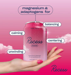 Recess Mood Calm Drink, Black Cherry, 12 Pack