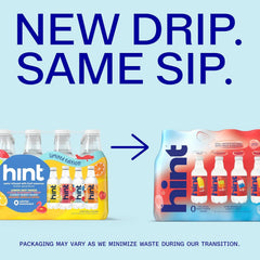 Hint Flavored Water Zero Sugar 0 Calories - Star Spangled Variety (12 pack) | Crisp, refreshing water, fruit flavors. 0 calories, 0 sugar, 0 sweeteners. Hydration for wellness. Gluten-free, Kosher, Vegan