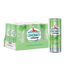 Limonati by Borjomi - Tarkhun Lemonade with Natural Tarragon Extract and Borjomi Sparkling Mineral Water - 11.15 oz, 12 Cans