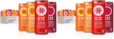 IZZE Sparkling Water Juice Beverage Blend, Dawn Variety Pack, Mango, Clementine, Strawberry, Pomegranate, No Sugar Added, 8.4 FL OZ, (Pack of 48)