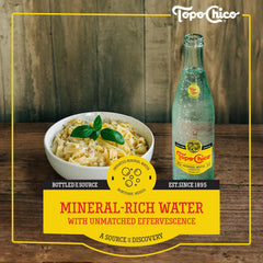 Topo Chico Sparkling Mineral Water, Classic, 12 Fl Oz (Pack of 4), Glass