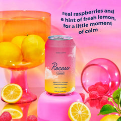 Recess Mood Calm Drink, Raspberry Lemon, 12 Pack