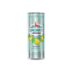 Limonati by Borjomi - Citrus Lemonade with Natural Fruit Juice and Borjomi Sparkling Mineral Water - 11.15 oz, 12 Cans