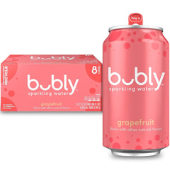 bubly Sparkling Water, Grapefruit, 12 Fl Oz Cans (8 Pack) | Zero Sugar, Zero Calories, Seltzer Water