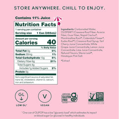 OLIPOP 6g Fiber Prebiotic Soda, Shirley Temple, 12 fl oz, 12 Pack | Shelf Stable Prebiotic Soda, 6g Fiber, 4g Sugar, Digestive Health Support, Prebiotics & Botanicals, Gluten Free, Non GMO