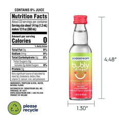 SodaStream bubly Drops, Strawberry Sunset, 1.36oz (Pack of 3)