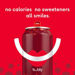 bubly Sparkling Water, Strawberry Sunset, 12 Fl Oz Cans (8 Pack)