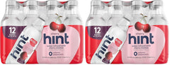 Hint Fruit-Infused Bottled Water, Cherry - Sugar Free Flavored Water with Zero Calories, Naturally Flavored, and No Artificial Sweeteners - 16 Fl Oz (Pack of 24)